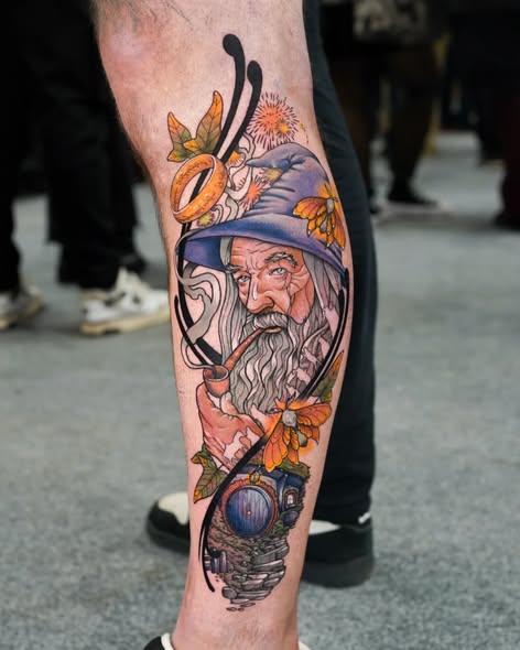 Freya Pineapple tattoo Gandalf